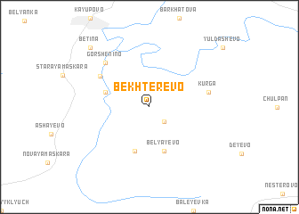 map of Bekhterevo