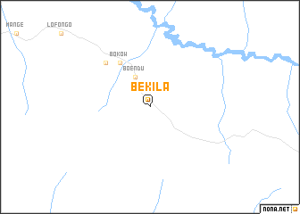 map of Bekila