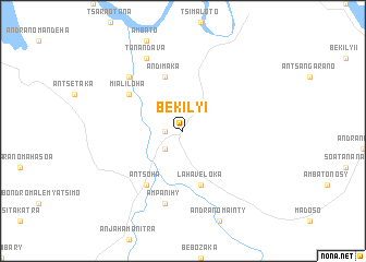 map of Bekily I