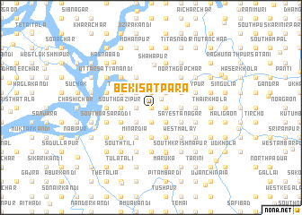 map of Bekisātpāra