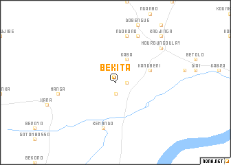 map of Bekita
