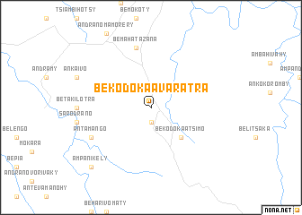 map of Bekodoka Avaratra