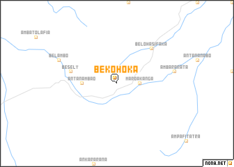 map of Bekohoka