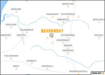 map of Bekoraoky