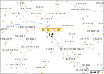 map of Bekotovo