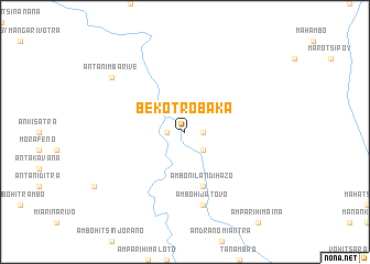 map of Bekotrobaka