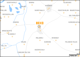 map of Bekó