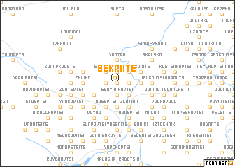 map of Bekriite