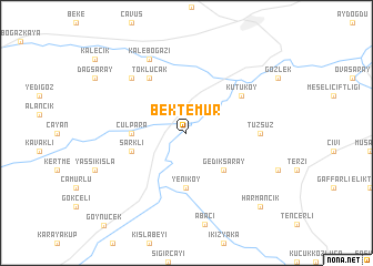map of Bektemür