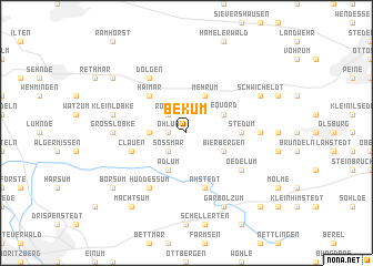 map of Bekum