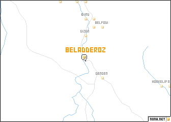 map of Belad Deroz