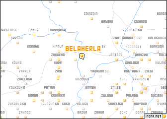 map of Bélaherla