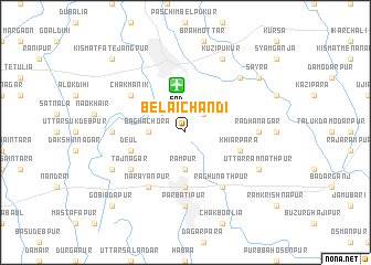 map of Belāichandi