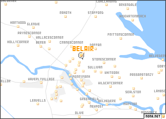 map of Bel Air