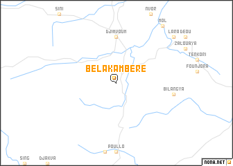 map of Bélaka Mbéré
