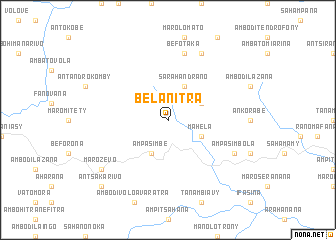 map of Belanitra