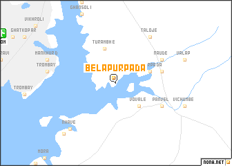 map of Belapurpāda
