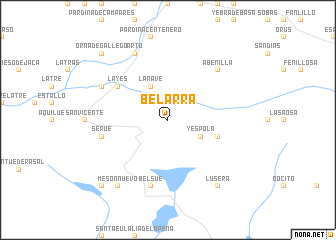 map of Belarra