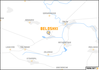 map of Belashki