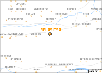 map of Belasitsa