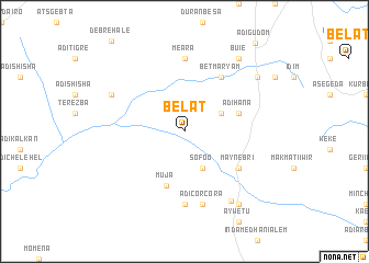 map of Belat