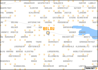 map of Belau