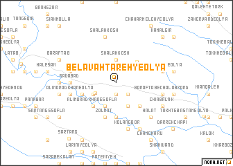 map of Belāvah Tareh-ye ‘Olyā