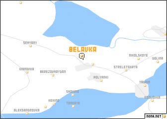 map of Belavka