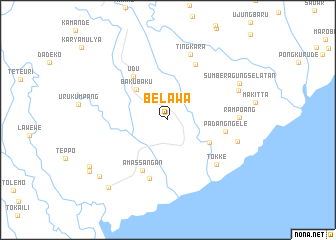 map of Belawa