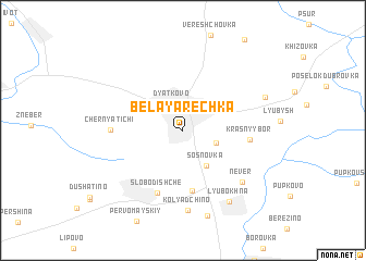 map of Belaya Rechka