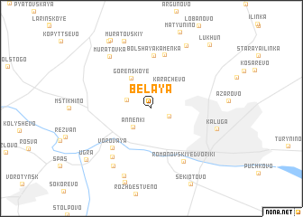 map of Belaya