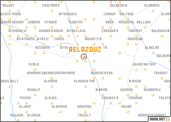 map of Bel Azouz