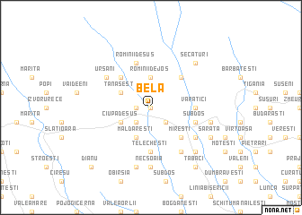 map of Bela