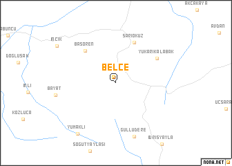 map of Belce
