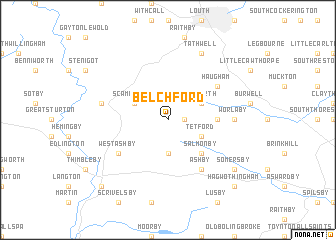 map of Belchford
