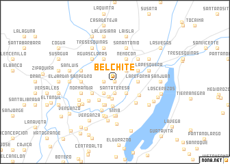 map of Belchite
