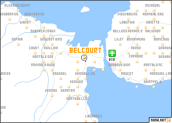 map of Belcourt