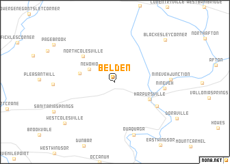 map of Belden