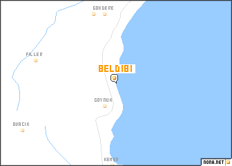 map of Beldibi