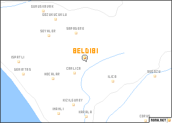 map of Beldibi