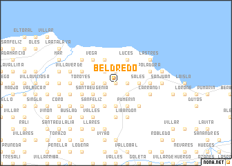 map of Beldredo