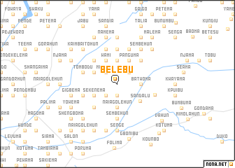 map of Belebu