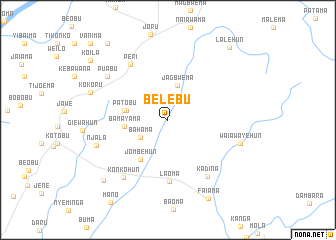 map of Belebu