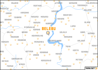 map of Belebu