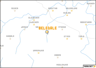 map of Beledale