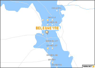 map of Beledweyne