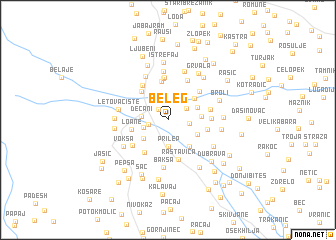 map of Beleg