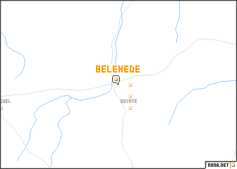 map of Béléhédé