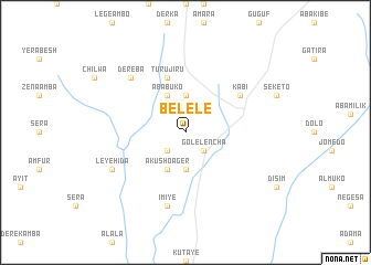 map of Belelē