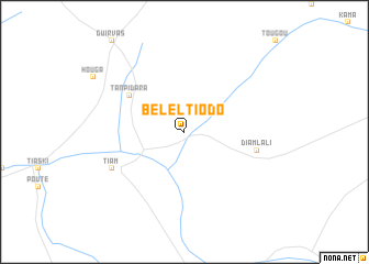 map of Bélel Tiodo